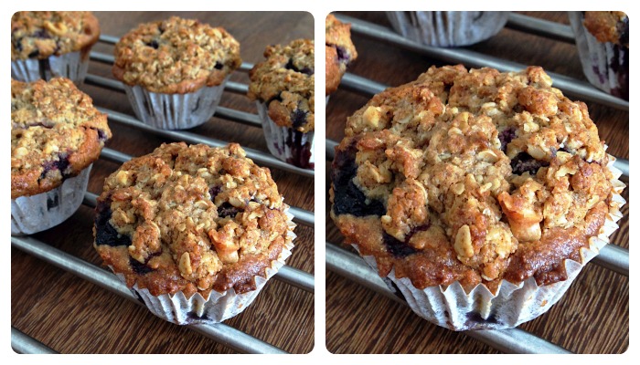 almond blueberry muffin